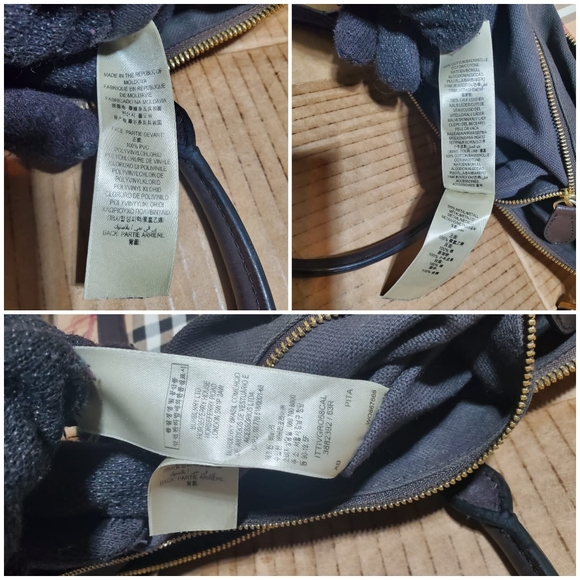 BURBERRY Haymarket Check Small Salisbury Tote Bag - Picture 9 of 11